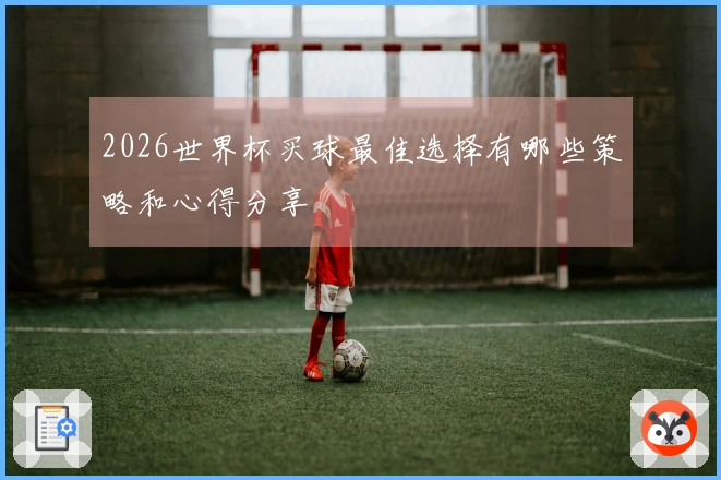 2026世界杯买球最佳选择有哪些策略和心得分享